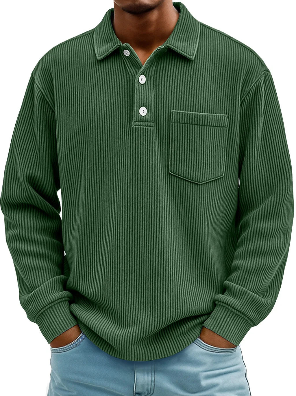 Beeckhoven™ | Heren Corduroy Sweatshirt