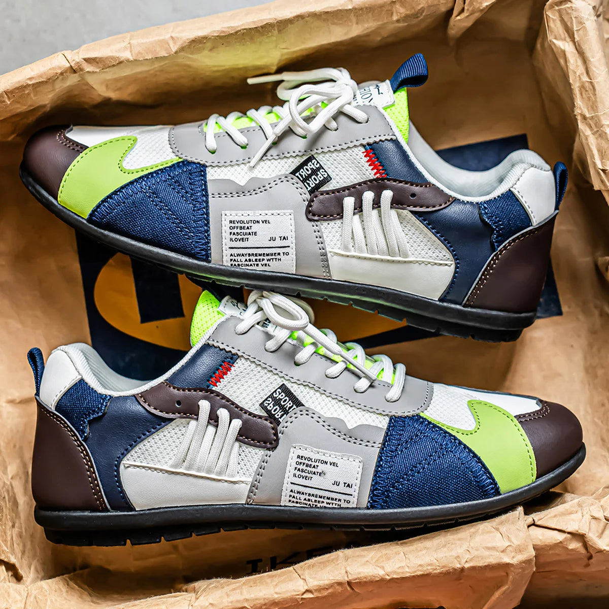Beeckhoven™ | Kleurrijke Retro Sneakers