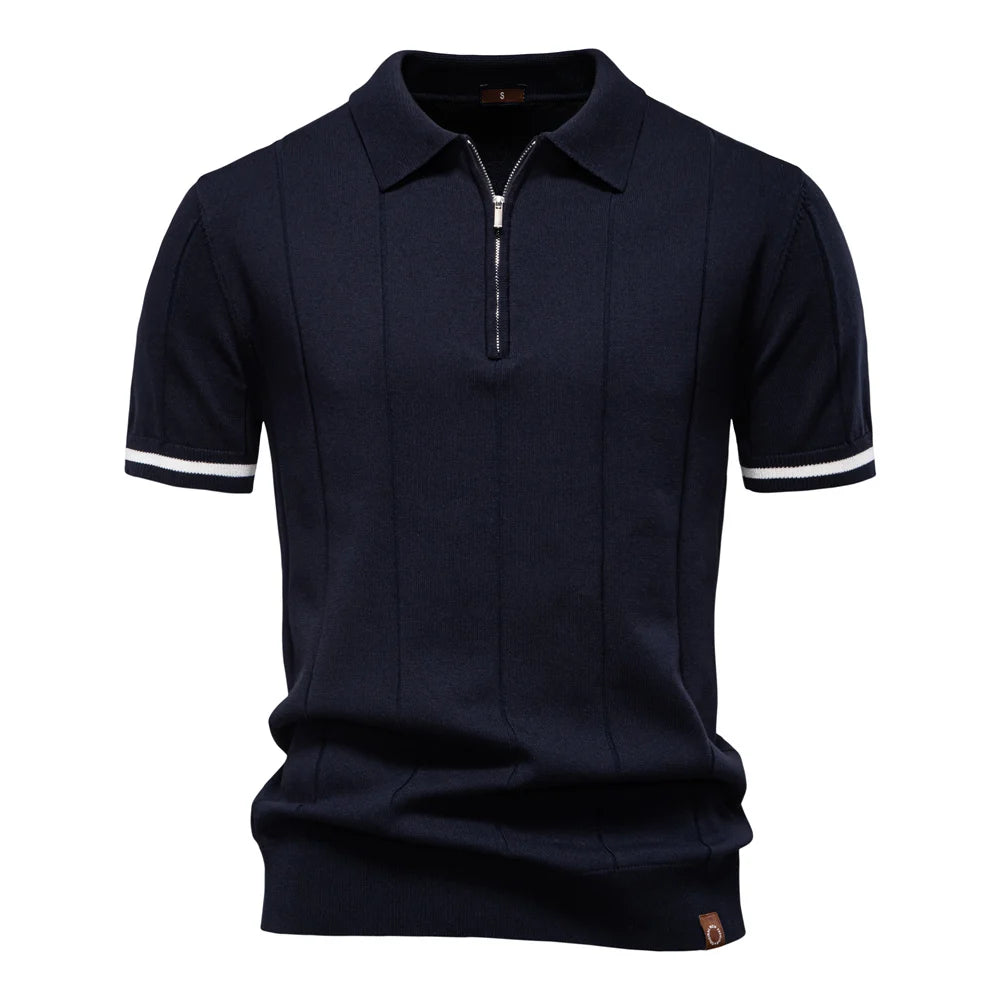 Beeckhoven™ | Heren Polo Shirt Met Rits