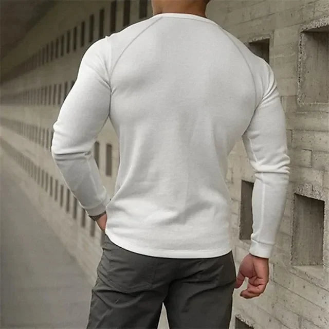 Beeckhoven™ | Long Sleeve Met Henley-kraag