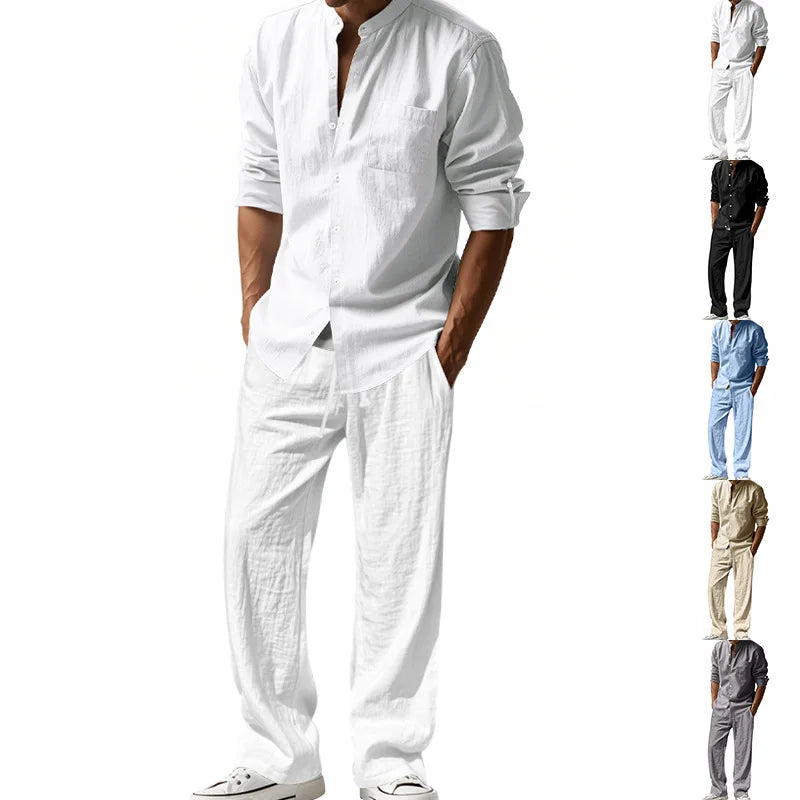 Beeckhoven™ | Comfortabele Linnen Heren Set