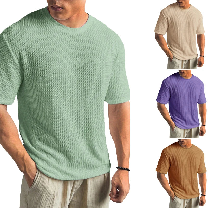 Beeckhoven™ | Wafelgebreid T-Shirt