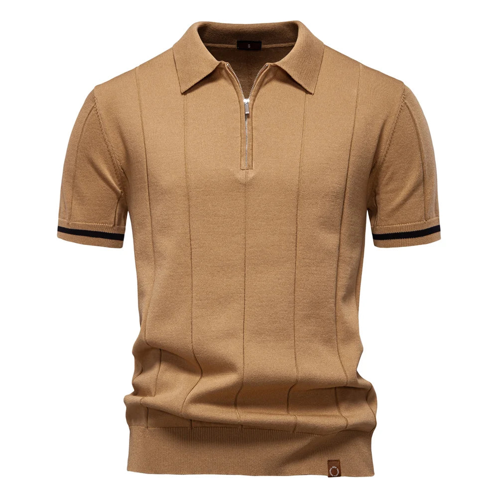 Beeckhoven™ | Heren Polo Shirt Met Rits