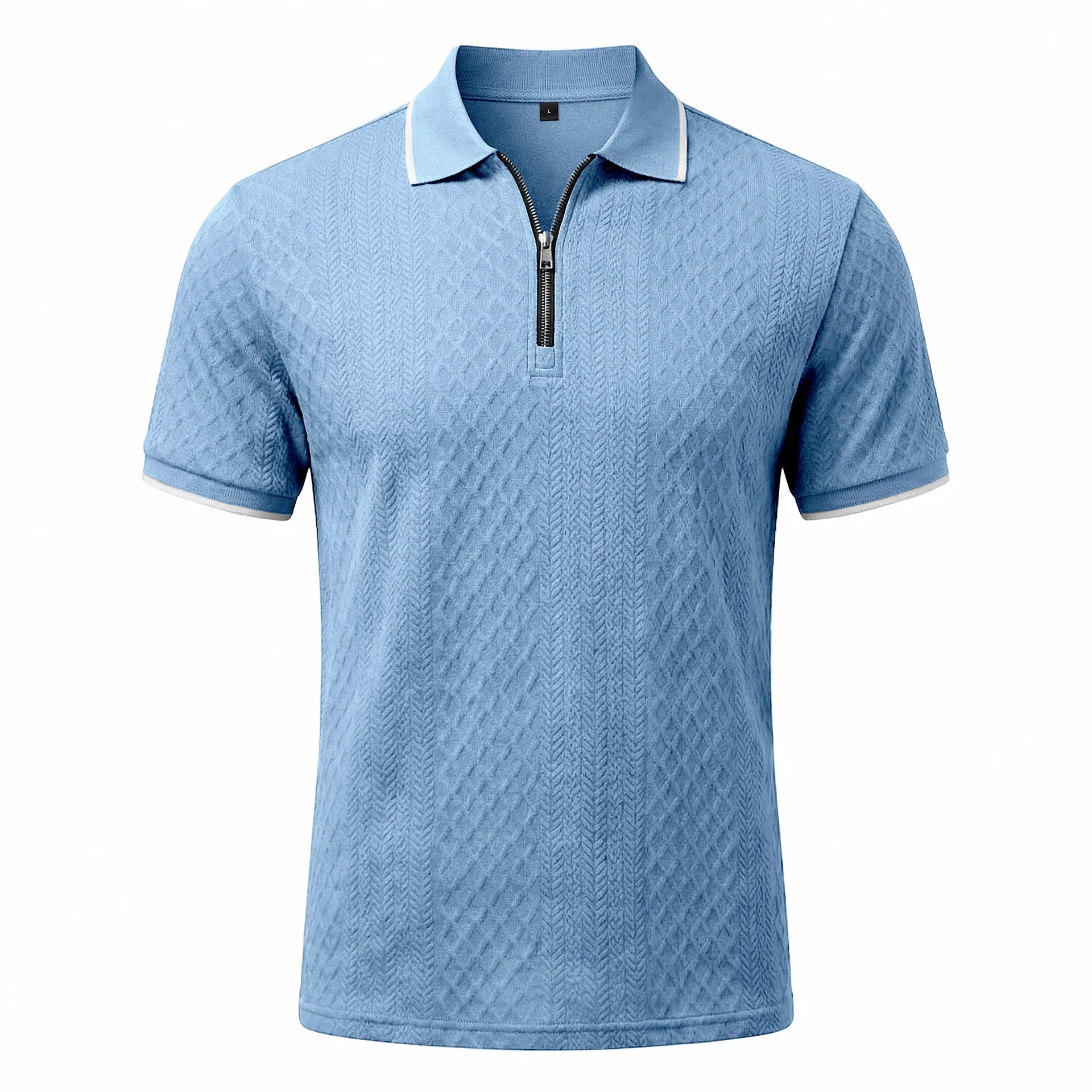 Beeckhoven™ | Heren Textuurpolo Met Rits