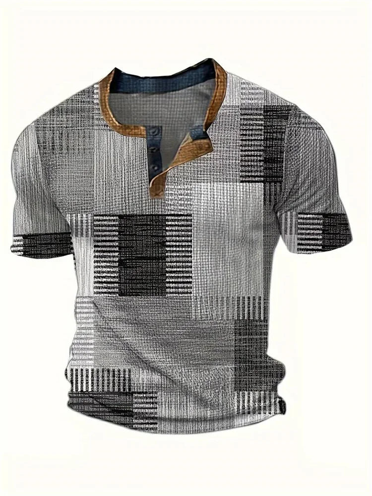 Beeckhoven ™ | Kleurrijk Heren Shirt Met Korte Mouwen