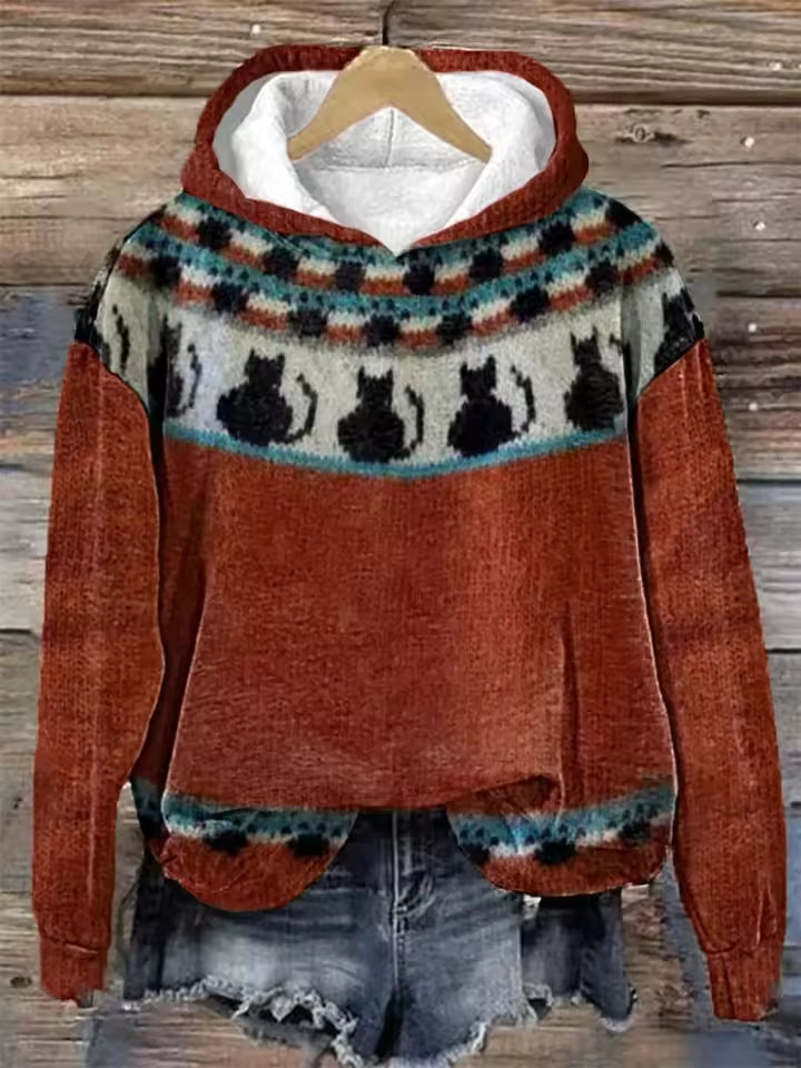 Beeckhoven™ | Warme Kattenliefde Hoodie