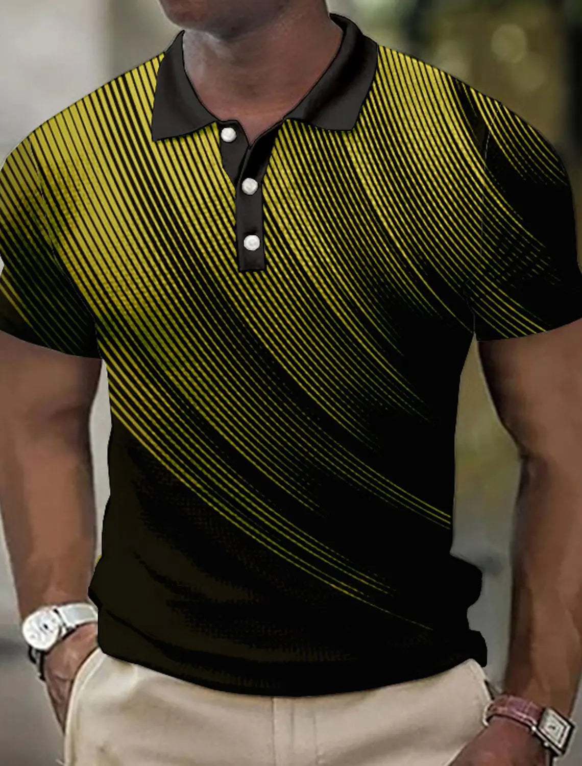 Beeckhoven™ | Casual Poloshirt Met Lijnpatroon