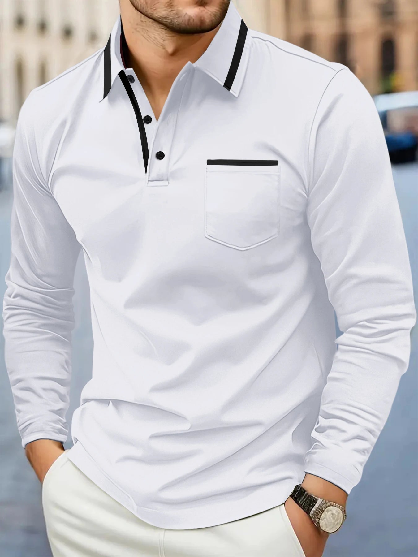 Beeckhoven™ | Stijlvol Heren Shirt Met Lange Mouwen