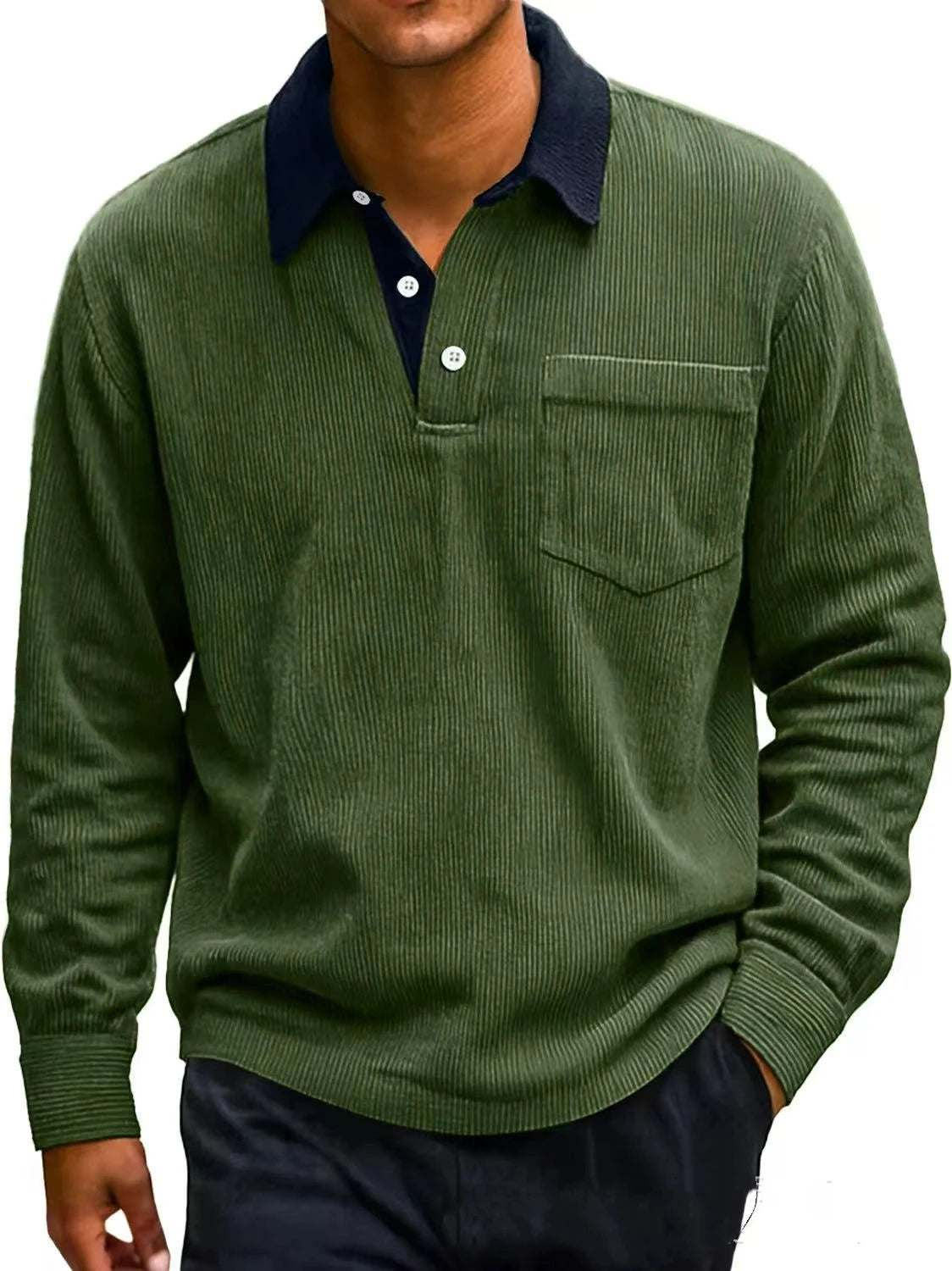 Beeckhoven™ | Stijlvolle Corduroy Polosweater