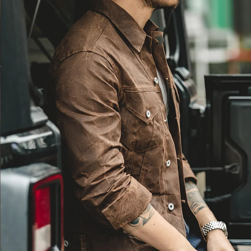 Vintage Katoenen Jas