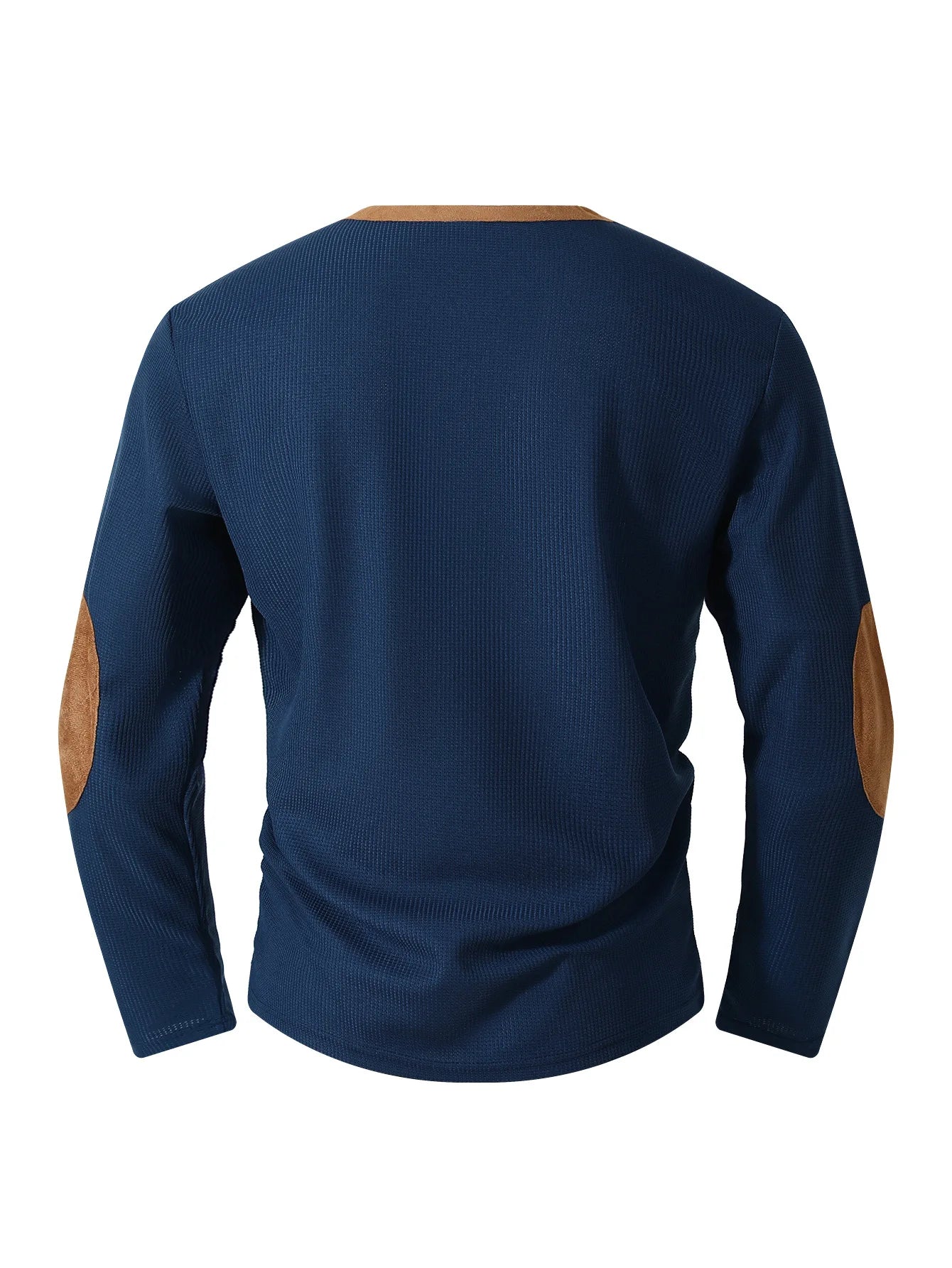 Beeckhoven™ | Casual Wafelstructuur Henley Trui