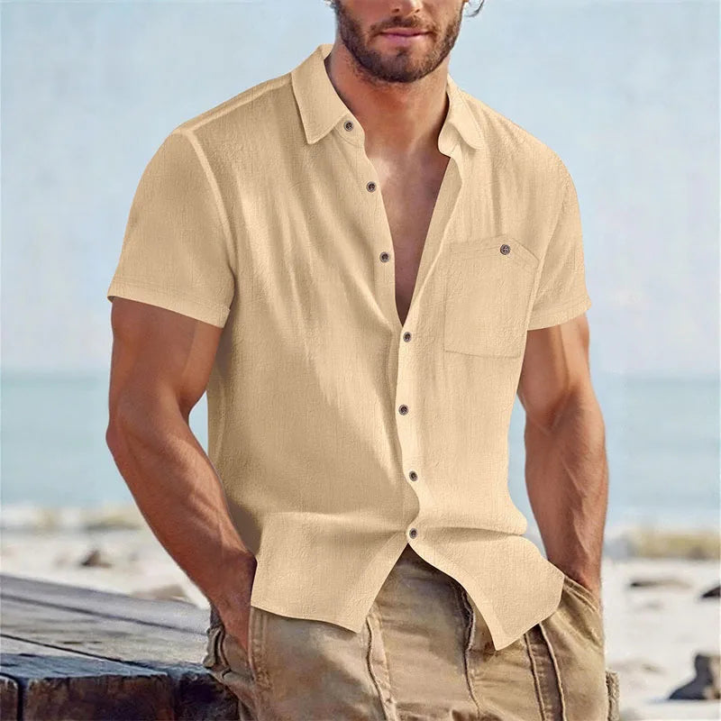 Beeckhoven™ | Casual Zomershirt Met Knopen