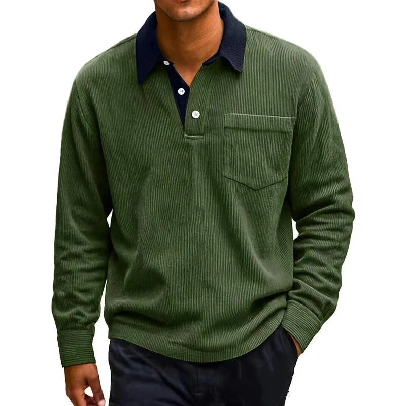 Beeckhoven™ | Stijlvolle Corduroy Polosweater