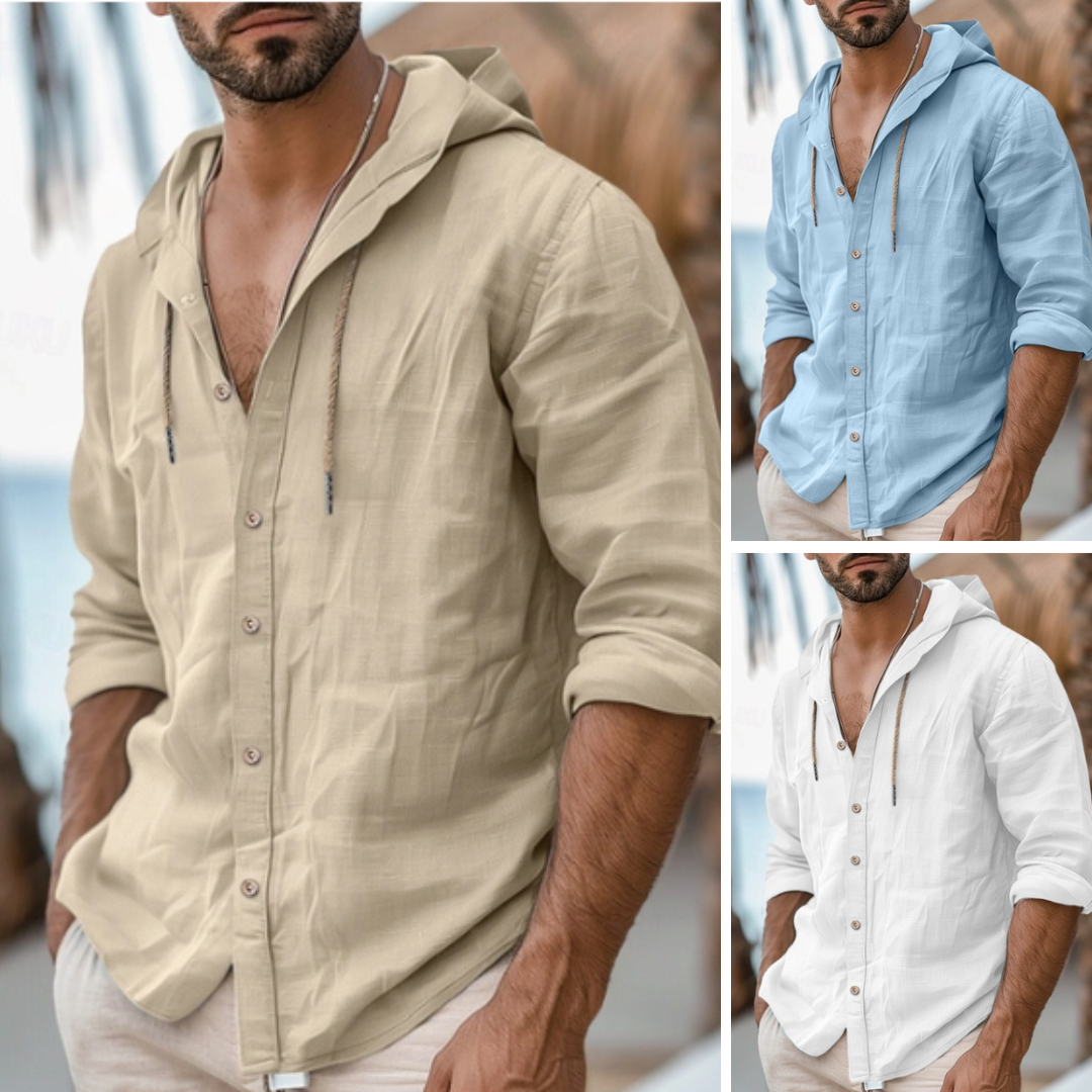 Beeckhoven™ | Linnen Hoodie Overhemd