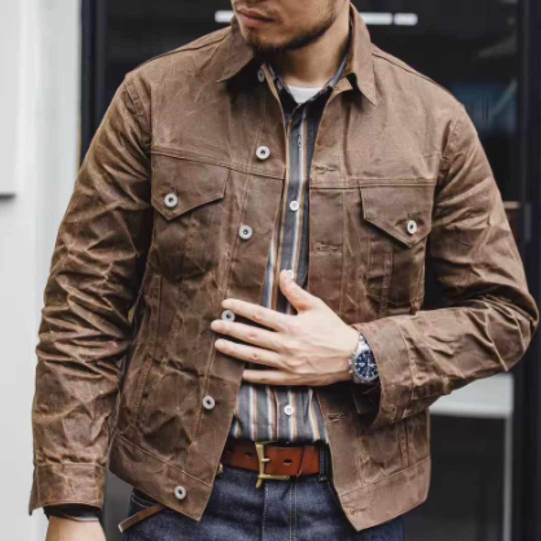 Vintage Katoenen Jas