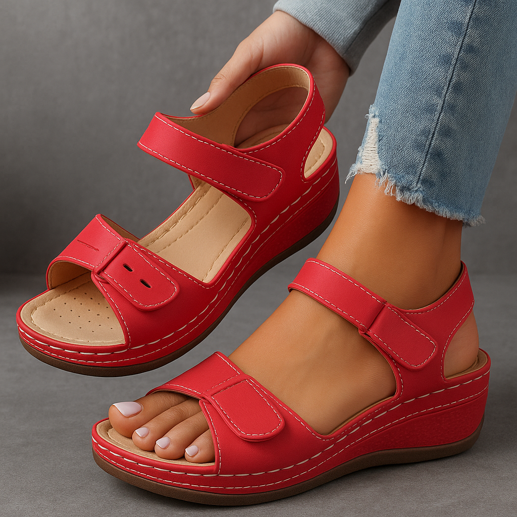 Beeckhoven™ | Ondersteunende Sandalen Met Sleehak