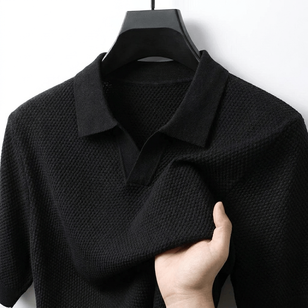 Beeckhoven™ | Luxe Heren Polo met Wafelstructuur