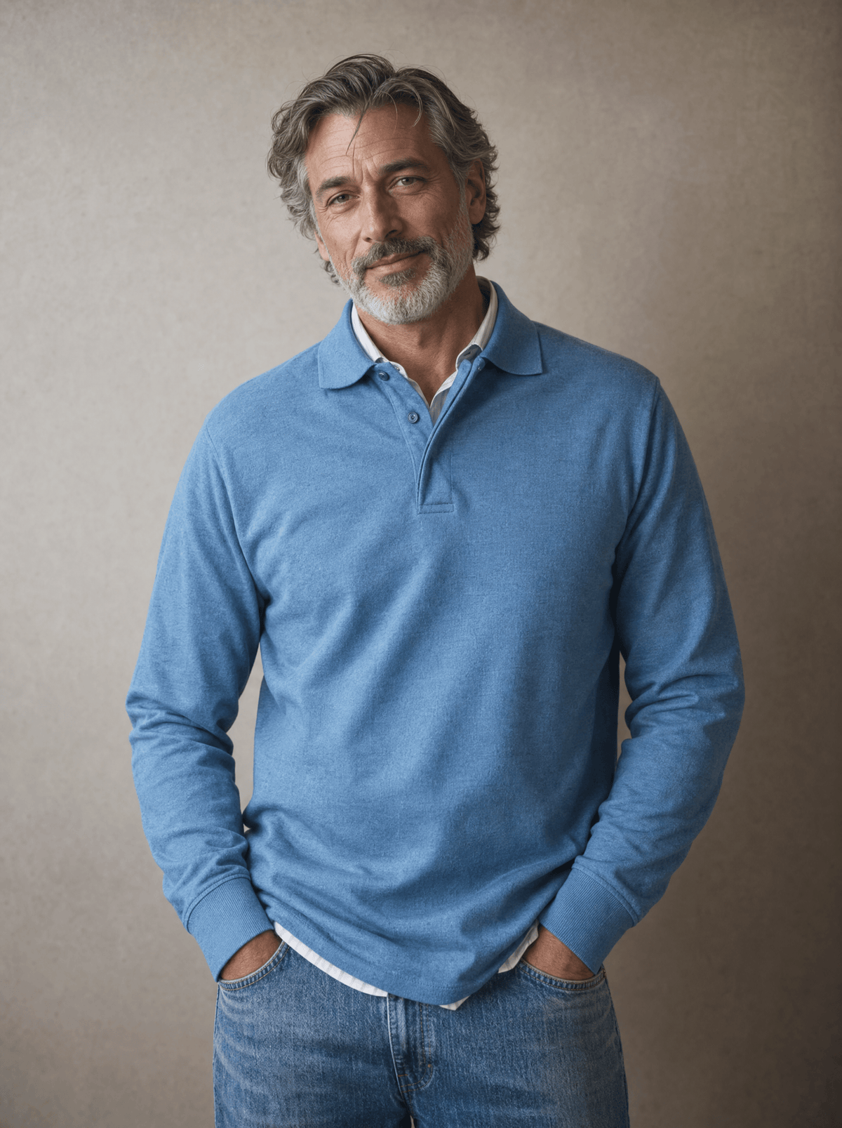 Beeckhoven™ | Casual Poloshirt Met Lange Mouwen