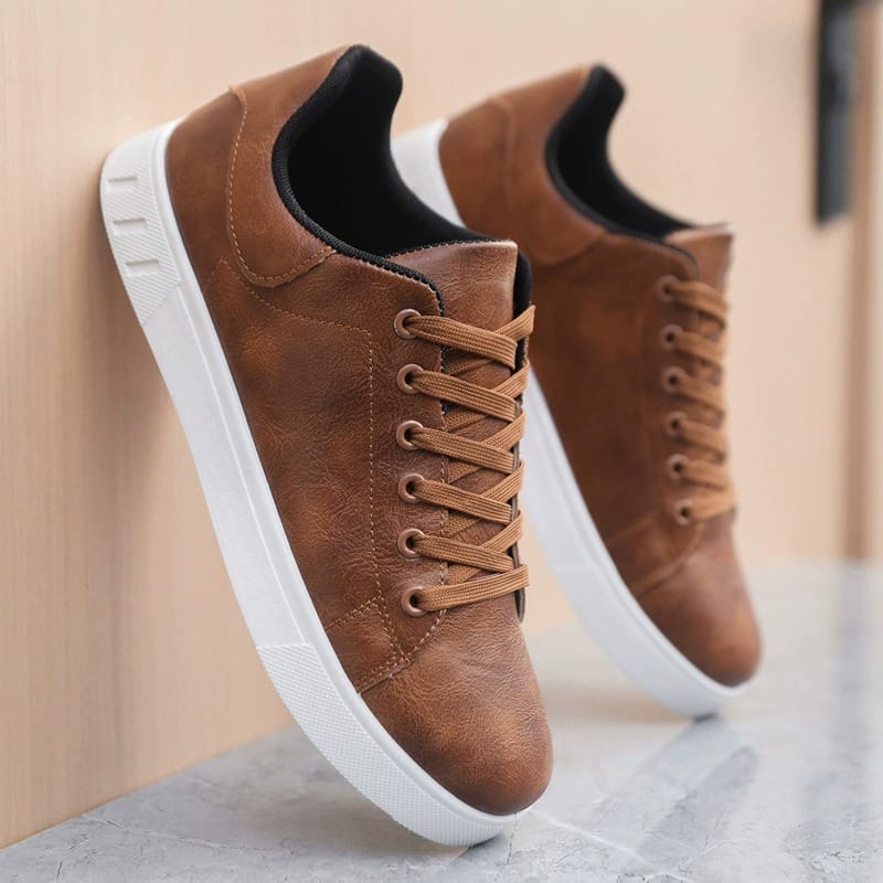 Beeckhoven™ | Comfortabele Leren Herensneakers