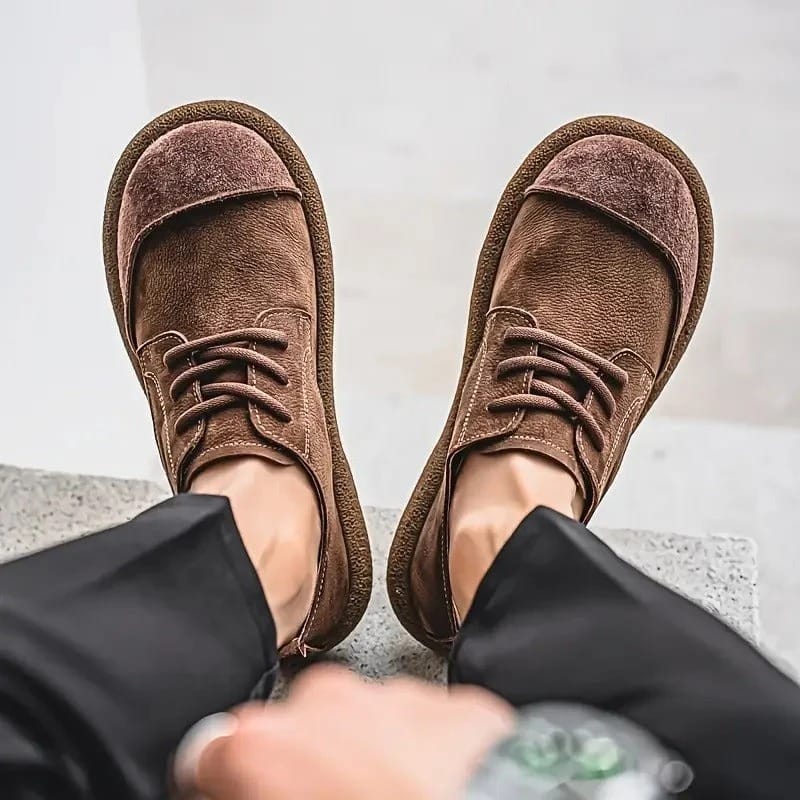 Beeckhoven™ | Klassieke Suède Veterschoenen voor Heren