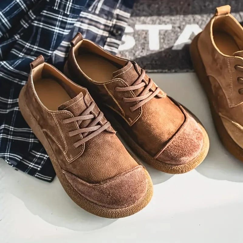 Beeckhoven™ | Klassieke Suède Veterschoenen voor Heren
