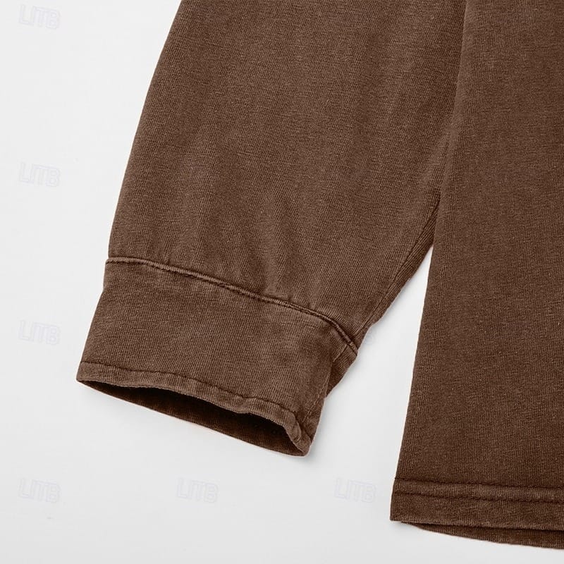 Beeckhoven™ | Vintage Mannen Shirt Met Lange Mouwen