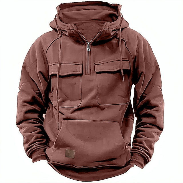 Daan | Casual hoodie met rits