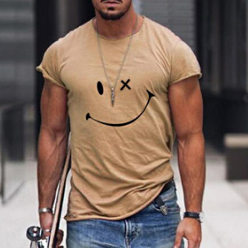 Beeckhoven™ | Casual T-Shirt met Grafische Smile Print