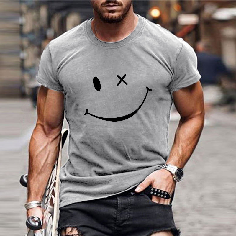 Beeckhoven™ | Casual T-Shirt met Grafische Smile Print