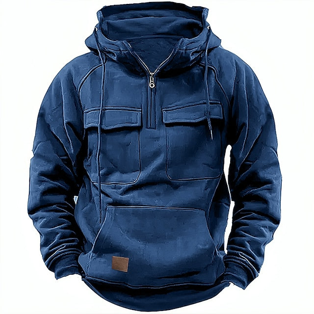 Daan | Casual hoodie met rits