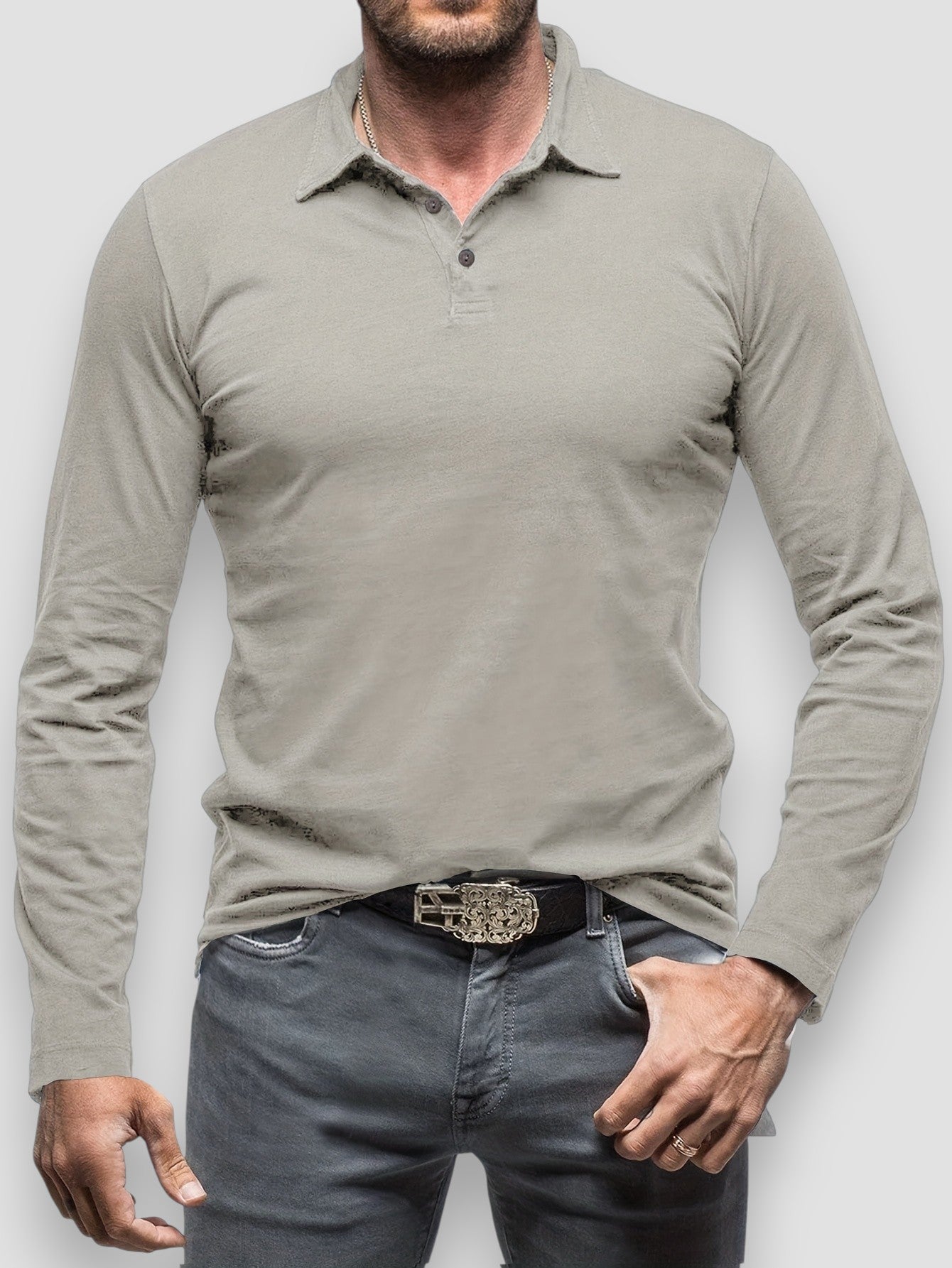 Beeckhoven™ | Stoer Vintage Shirt Met Lange Mouwen