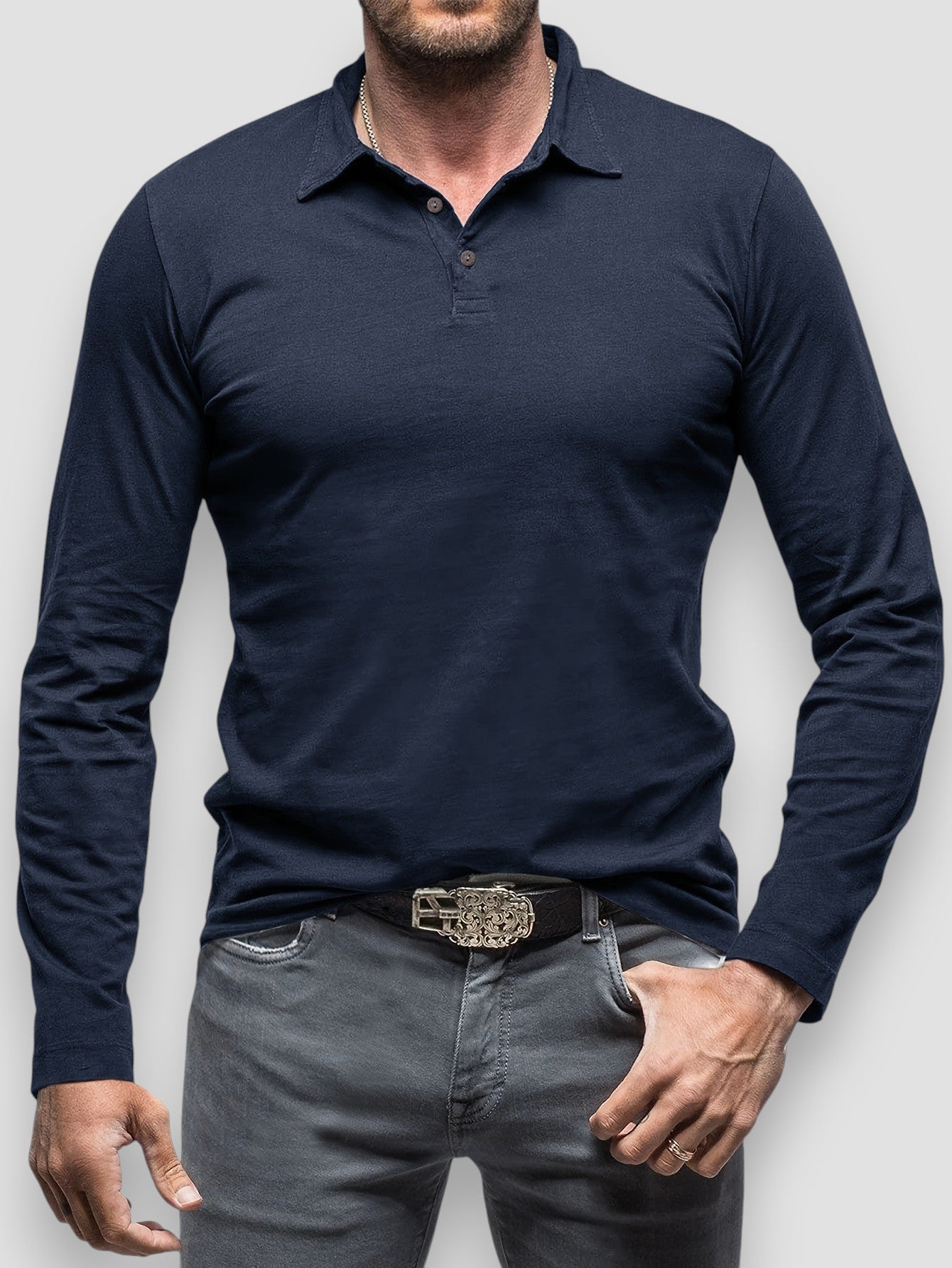 Beeckhoven™ | Stoer Vintage Shirt Met Lange Mouwen