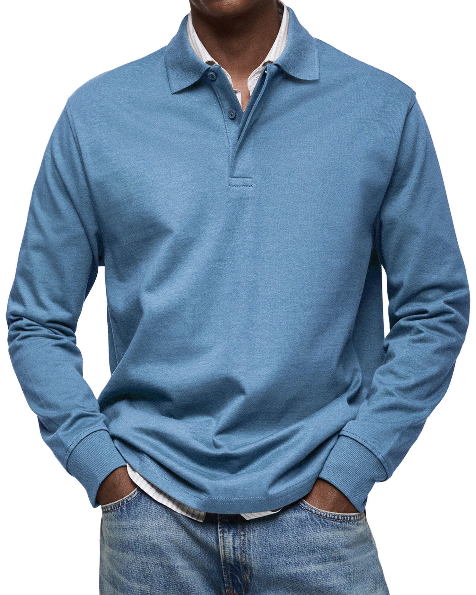 Beeckhoven™ | Casual Poloshirt met Lange Mouwen