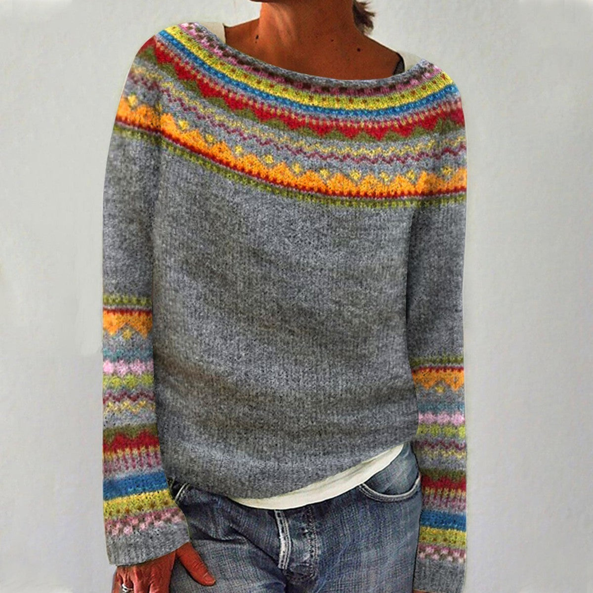 Kira™ | Herfst Retro Pullover
