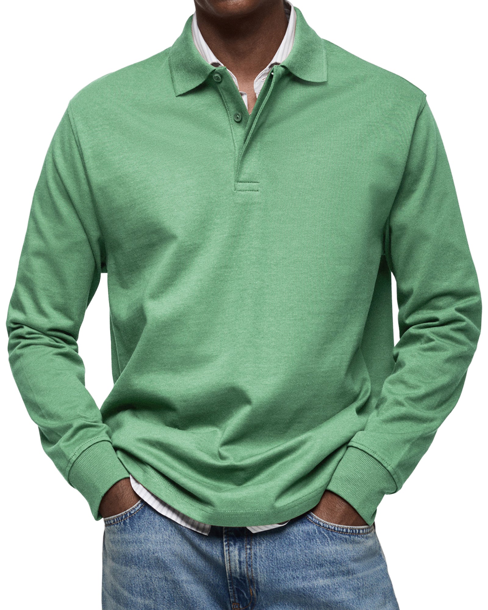 Beeckhoven™ | Casual Poloshirt met Lange Mouwen