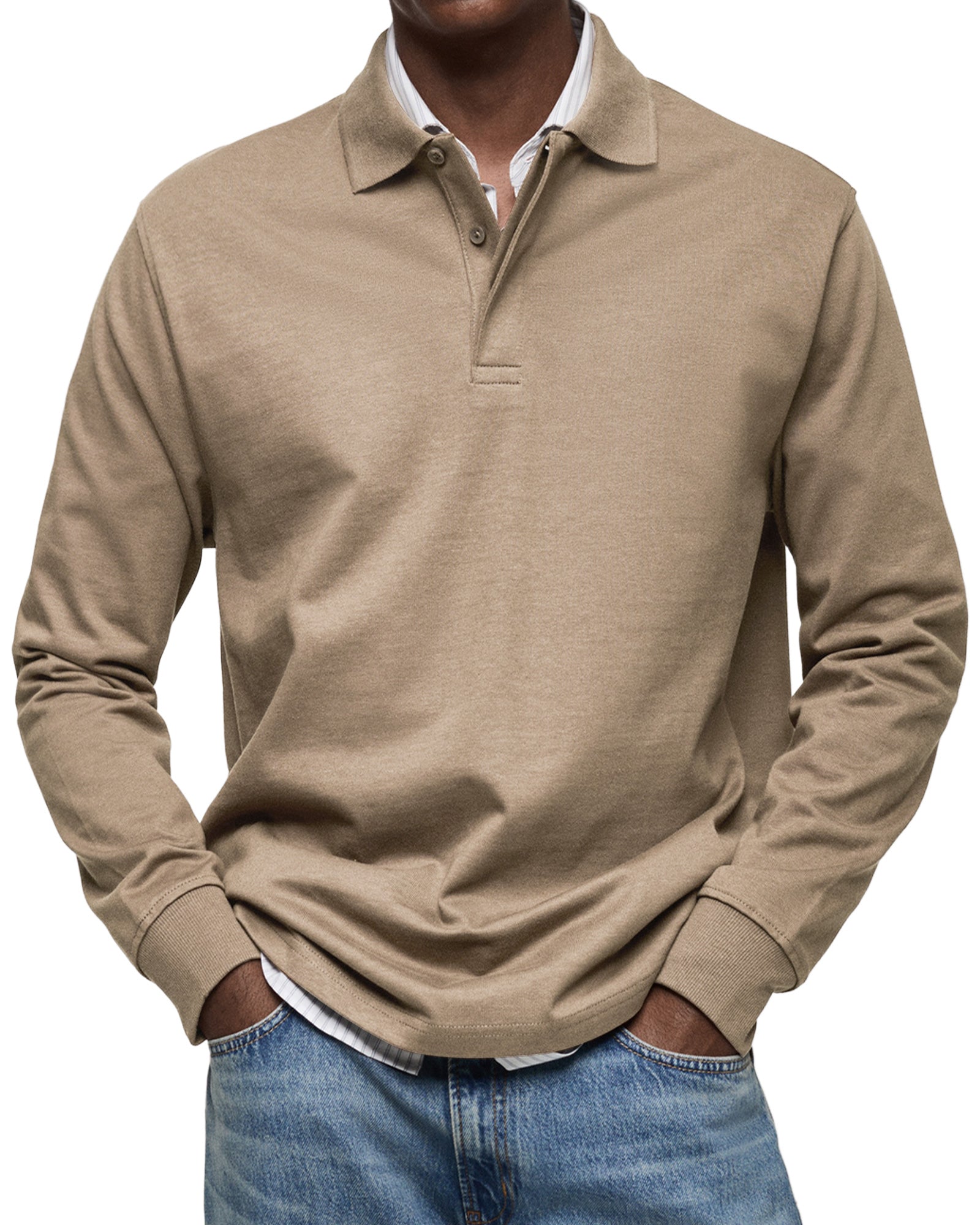 Beeckhoven™ | Casual Poloshirt met Lange Mouwen