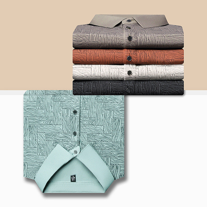 Beeckhoven™ | Stijlvolle Heren Polo met Subtiel Patroon
