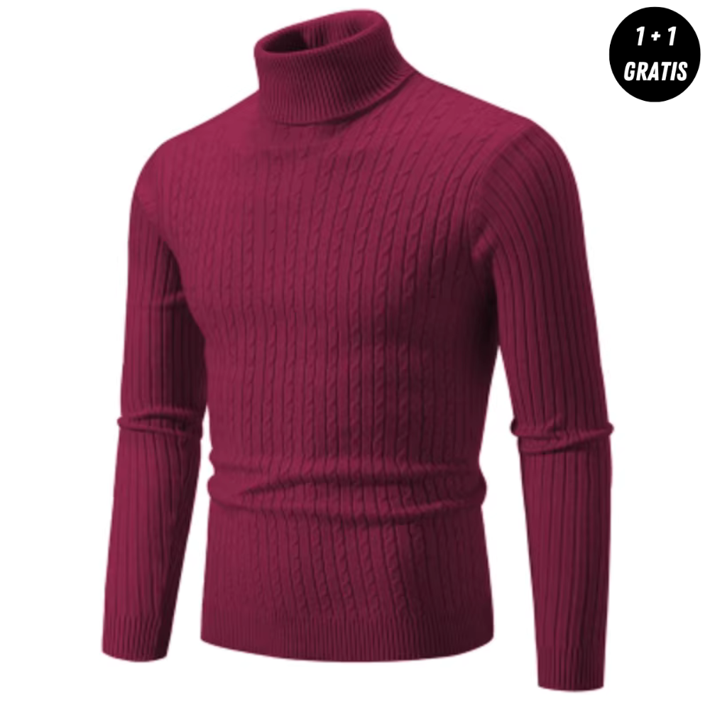 Enzo™| Gebreide Coltrui Met Kraag (1+1 GRATIS)