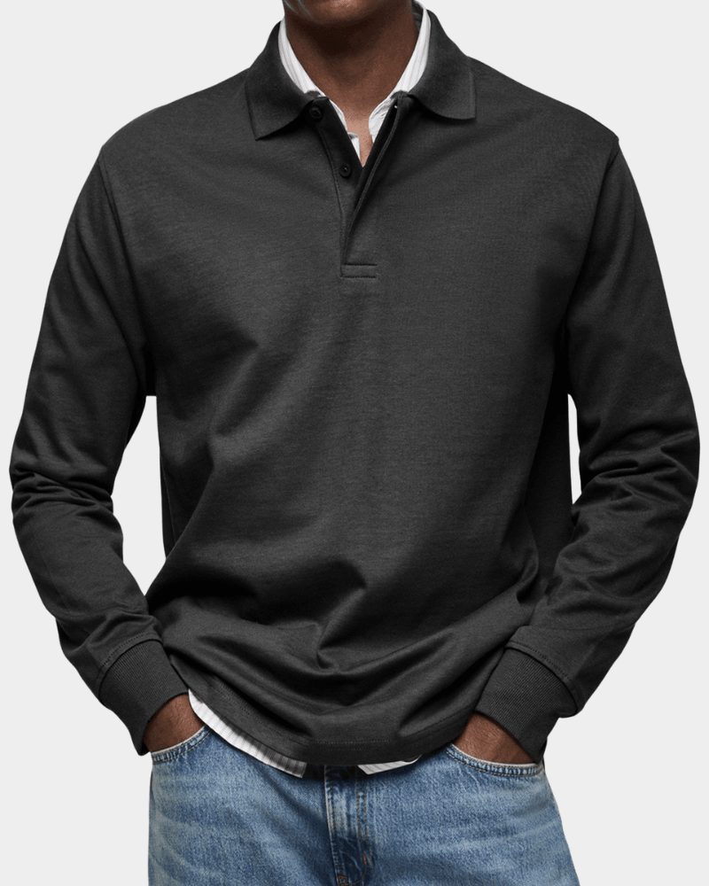 Beeckhoven™ | Casual Poloshirt Met Lange Mouwen