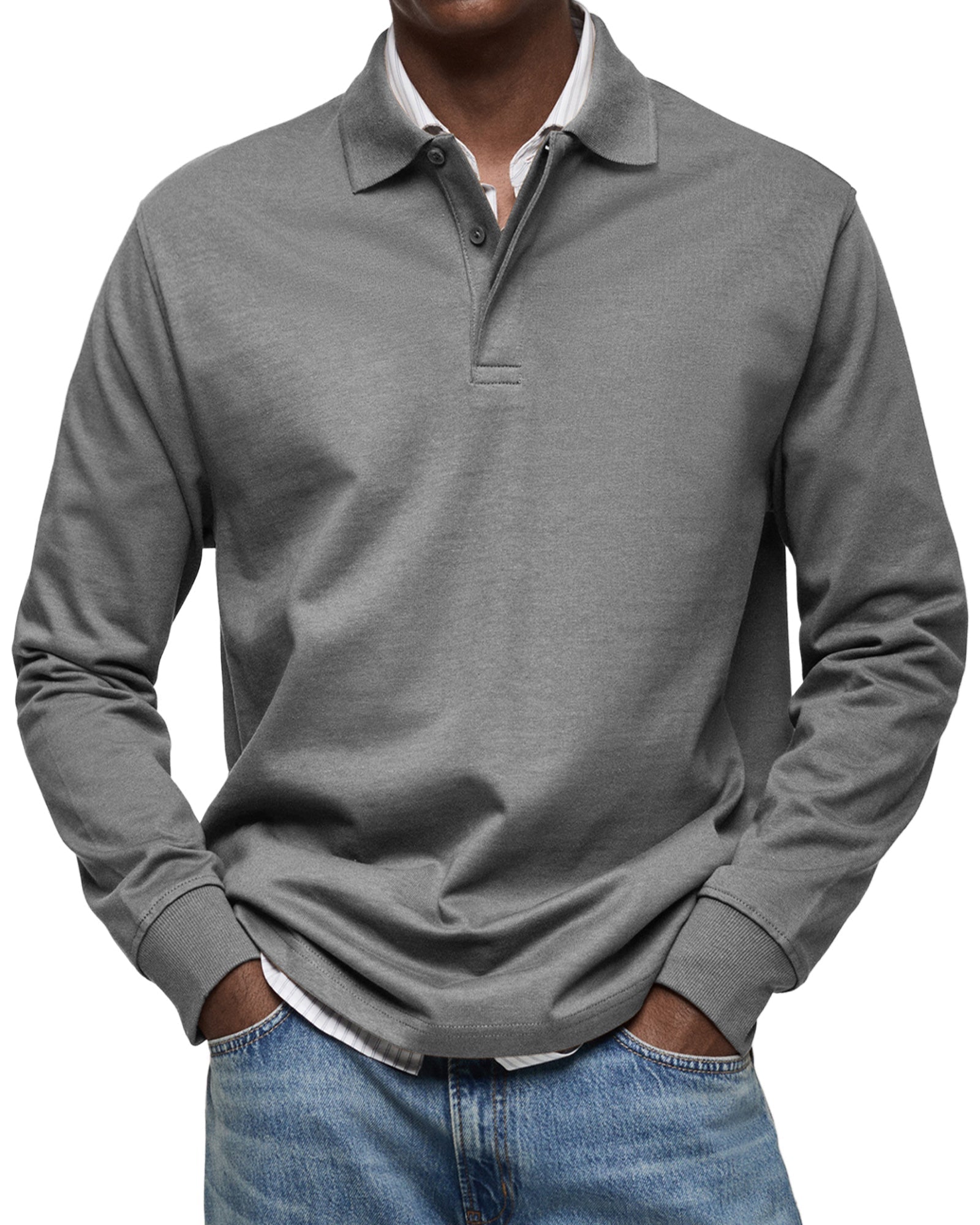 Beeckhoven™ | Casual Poloshirt met Lange Mouwen