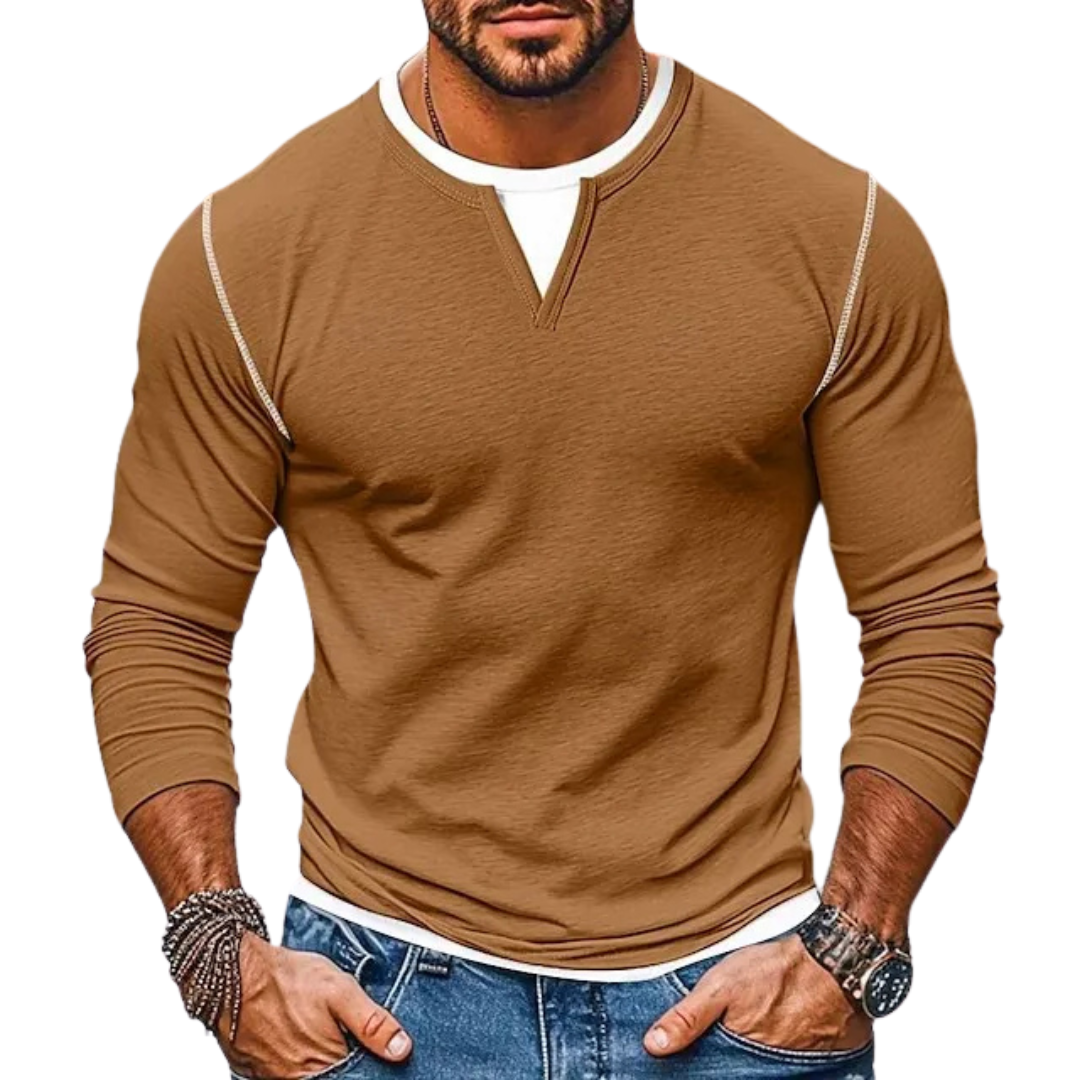 Beeckhoven™ | Stoer Heren Shirt Met Lange Mouwen