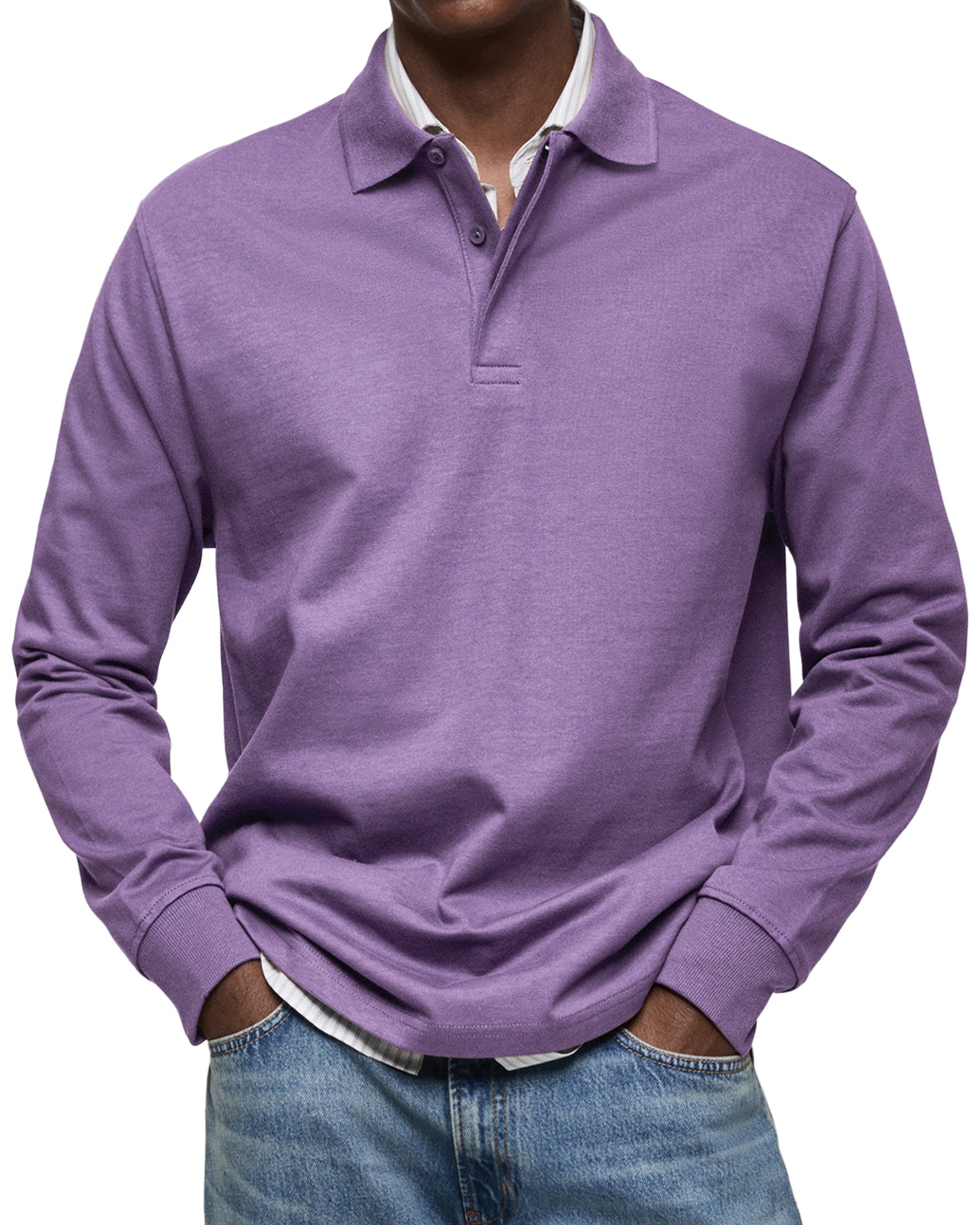 Beeckhoven™ | Casual Poloshirt met Lange Mouwen