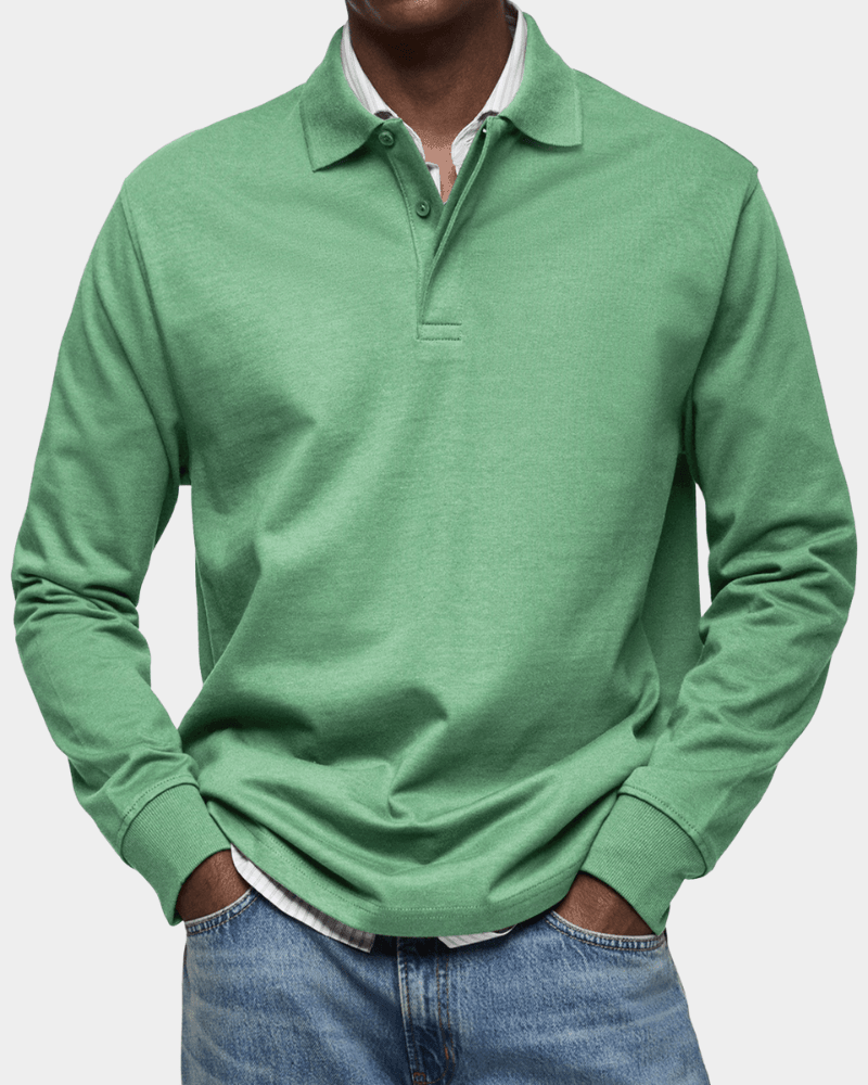 Beeckhoven™ | Casual Poloshirt Met Lange Mouwen