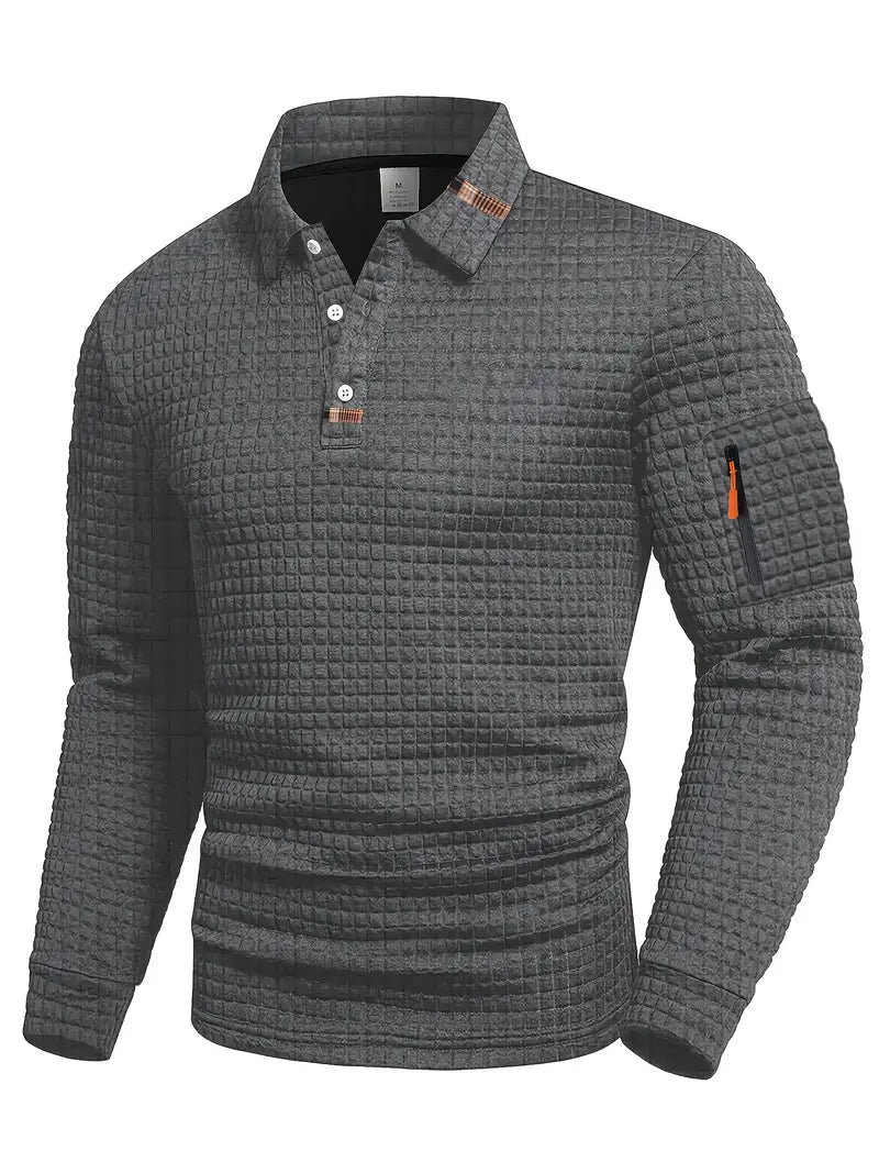 Beeckhoven™ | Geruit Poloshirt Met Rits