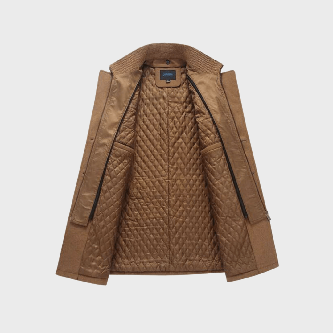 Beeckhoven™ | Luxe Wollen Herenjas – Klassiek & Warm