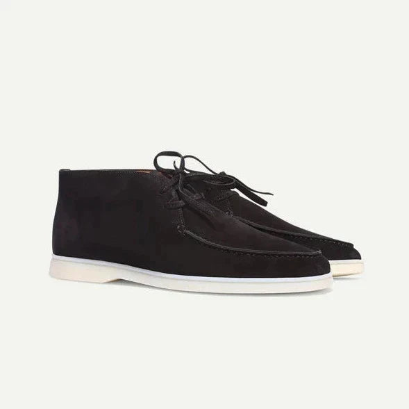Suède Schoenen Met Veters