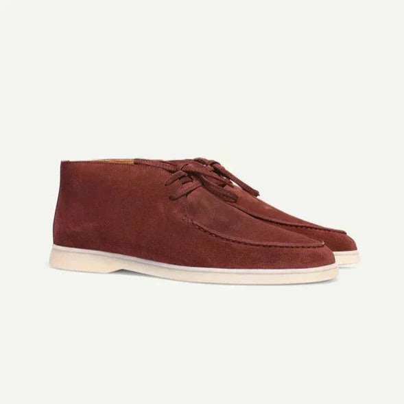 Suède Schoenen Met Veters