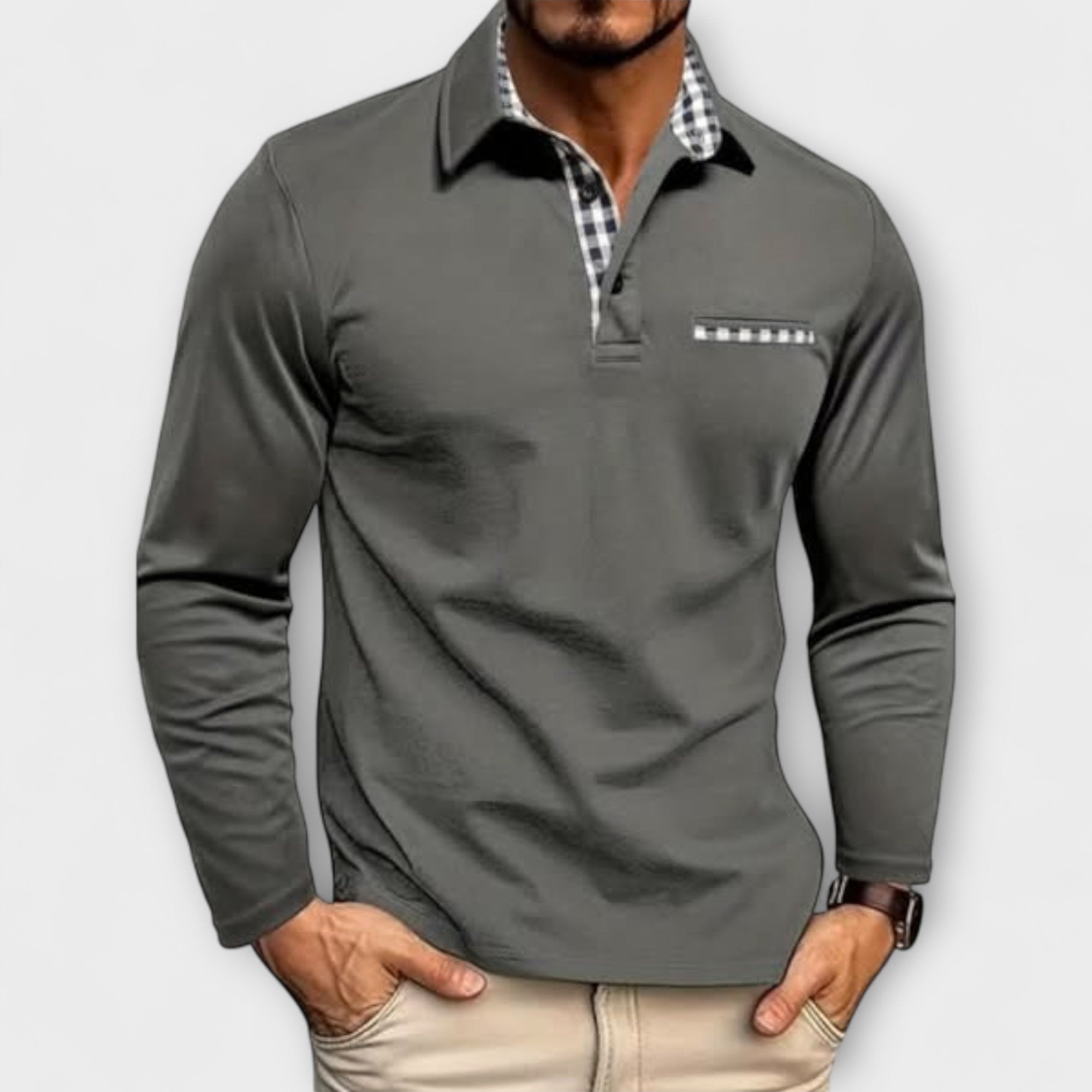 Beeckhoven™ | Klassiek Poloshirt Met Lange Mouwen