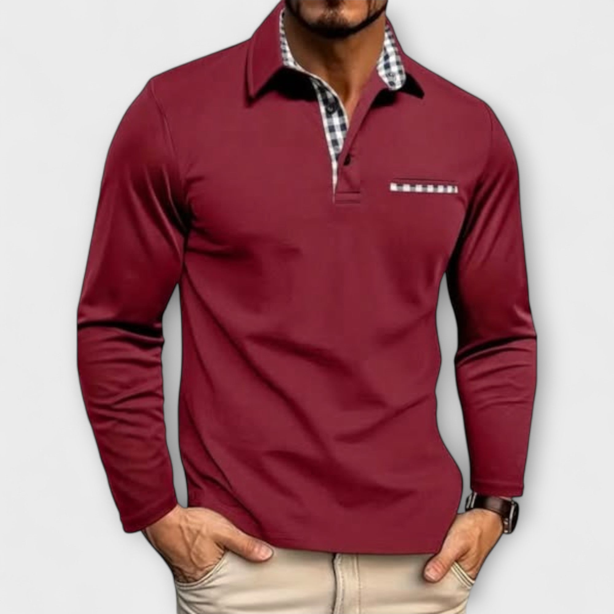 Beeckhoven™ | Klassiek Poloshirt Met Lange Mouwen