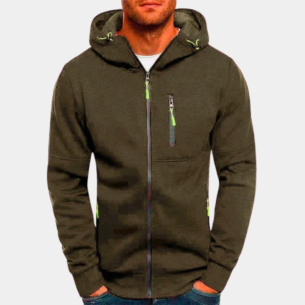 Beeckhoven™ | Stijlvolle Herenhoodie met Ritssluiting